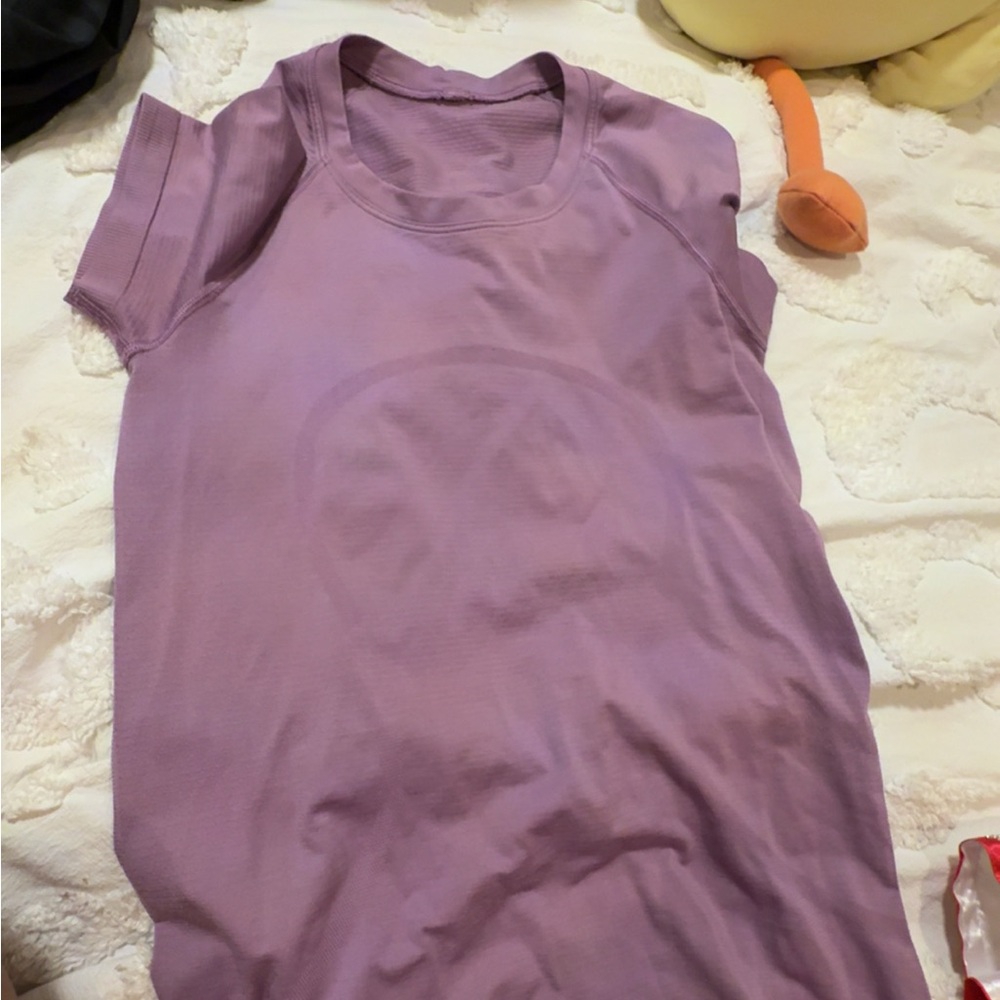 lululemon athletica Purple Short Sleeve Tee